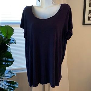 Navy blue Women’s blouse 4XL